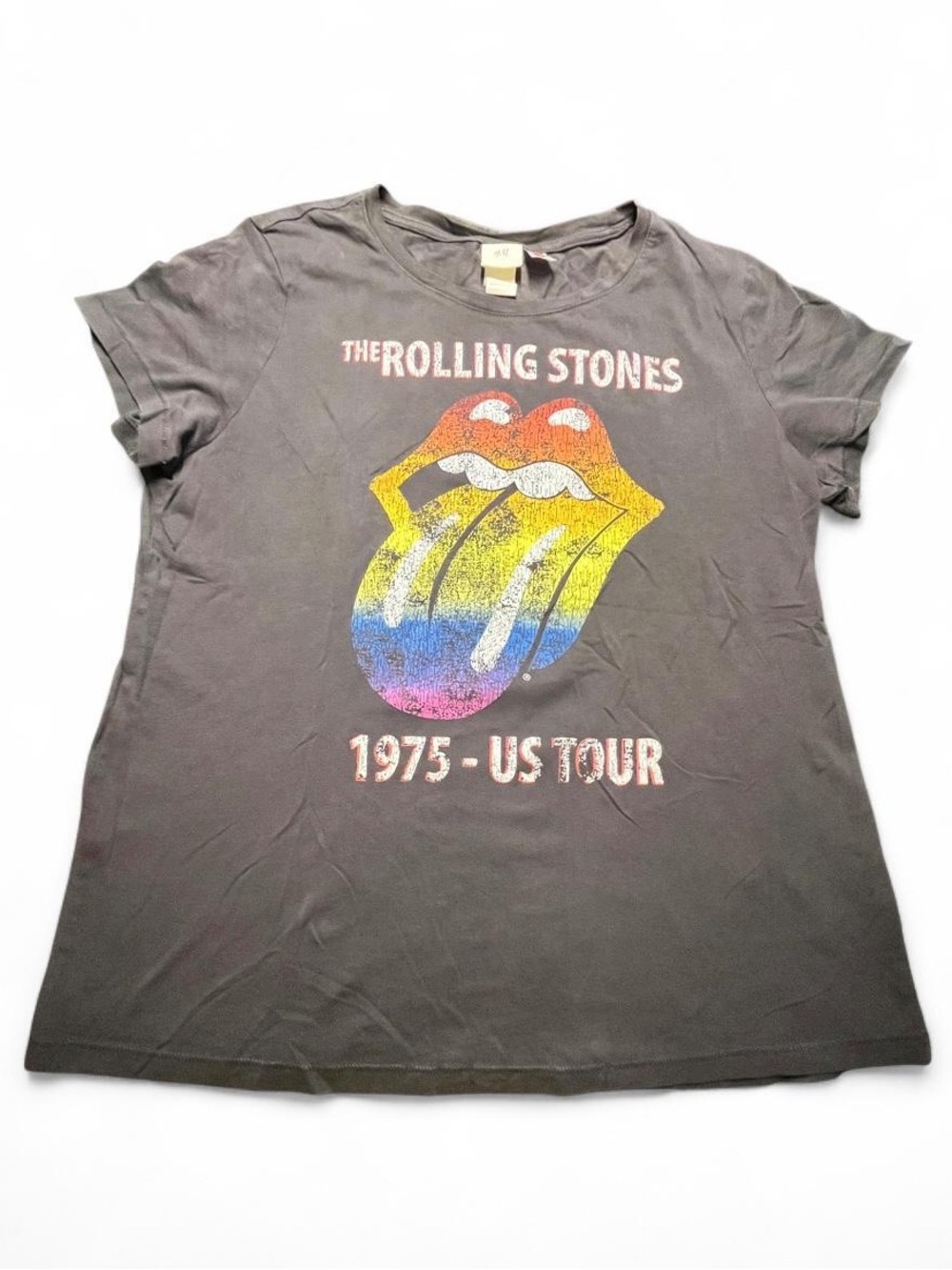 H&M Rolling Stones grey tee, M